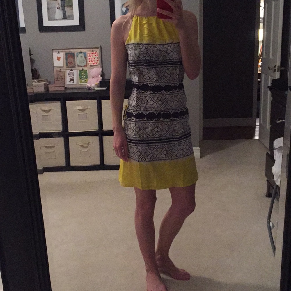 Vix Navy&Blue 100% Silk Coverup